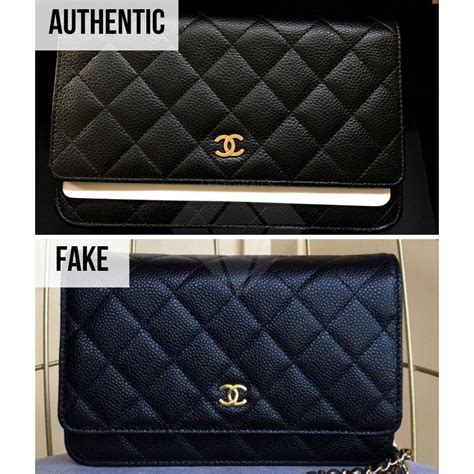 chanel logo real vs fake|authentic chanel wallet on chain.